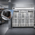 Thumbnail image #3 for Continental Refrigerator 3FENSAGDHD Three-Section Extra-Wide Display Reach-In Freezer with Half-Height Glass Doors