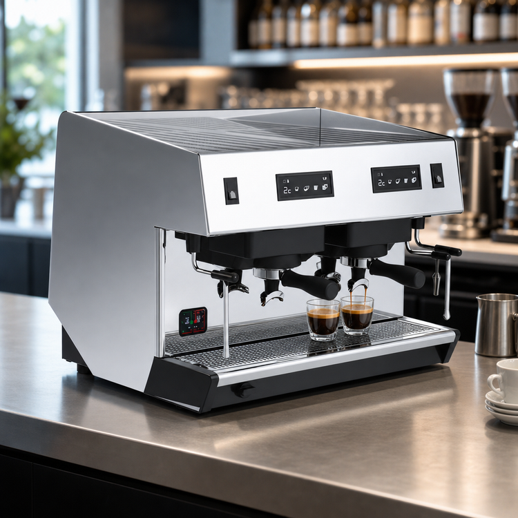Product image #3 for UNIC Classic 2 Traditional 2-Group Automatic Commercial Espresso Machine with 10-Liter Boiler