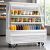 Thumbnail image #3 for Everest Refrigeration 48-Inch Horizontal Open Display Merchandiser, 9.7 Cu. Ft., White Exterior