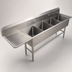 Thumbnail image #3 for John Boos Pro-Bowl 4-Compartment Sink with Left Drainboard, 30