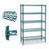 Thumbnail image #3 for EagleGard 5-Tier Starter Wire Shelving Unit, 42 x 18 x 74 Inches, Hybrid Epoxy Finish