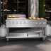 Thumbnail image #3 for 72-Inch Commercial Outdoor Propane Gas Grill/Charbroiler with 36-Inch Griddle and 10 Burners