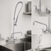 Thumbnail image #3 for T&S Brass EasyInstall Wall-Mount Pre-Rinse Unit with 12-Inch Add-On Faucet, 8-Inch Centers