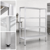 Thumbnail image #3 for New Age H.D. Series All-Welded 4-Tier Heavy Duty Aluminum Shelving Unit, 72