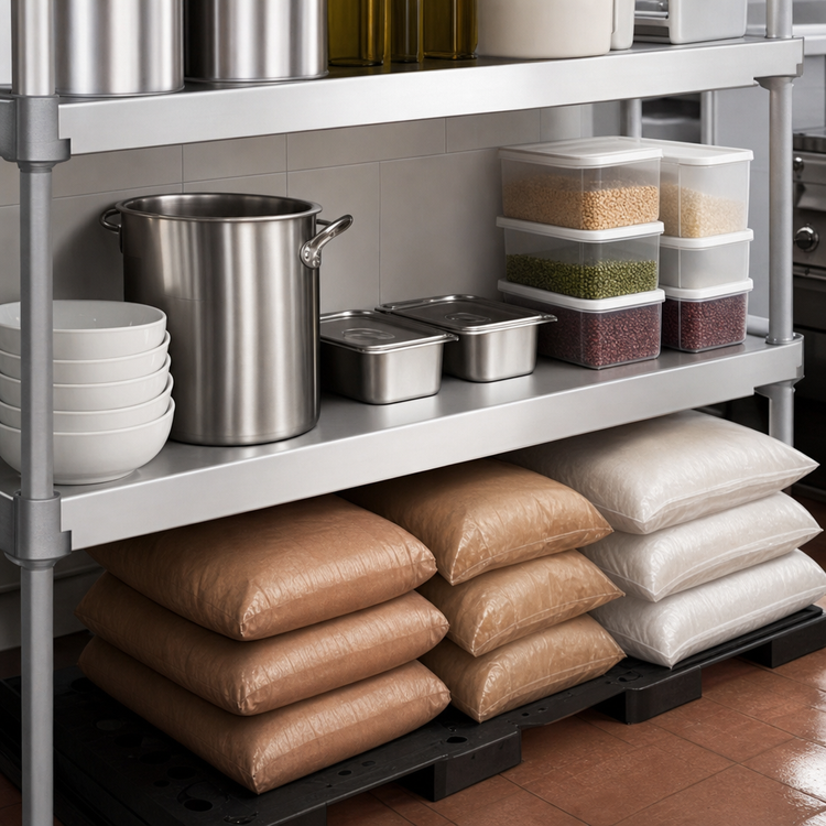 Product image #4 for Quik-Set 60 Inch x 24 Inch Solid Shelf with Marine Edge, 1000 lb Capacity