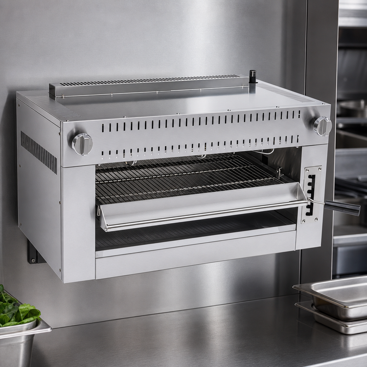 Product image #3 for Serv-Ware 36-Inch Wall-Mounted Natural Gas Infrared Salamander Broiler