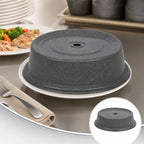 Thumbnail image #4 for Cambro Versa Camcover® 105VS191 Round Fiberglass Plate Cover, 10-5/16-Inch Inside Diameter, Granite Gray Case of 12