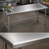 Thumbnail image #3 for Spec-Master Marine Series Stainless Steel Work Table, 108 x 30 Inches