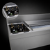 Thumbnail image #3 for Glastender CBA-42L-CP10 42 Inch Underbar Combo Ice Bin/Cocktail Unit with Left Bottle Well and 10-Circuit Cold Plate