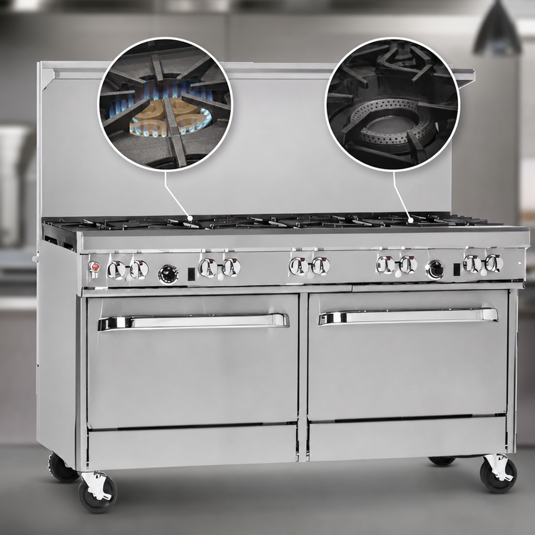Product image #3 for Southbend Ultimate 60-Inch Gas Restaurant Range with 2 Convection Ovens and Griddle/Broiler