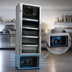 Thumbnail image #3 for Howard-McCray 19 Cu. Ft. One-Section Hinged Glass Door Frozen Foods Merchandiser Freezer