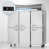 Thumbnail image #3 for Turbo Air PRO Series Three-Section Reach-In Refrigerator, 74.78 Cu. Ft., 6 Solid Half Doors