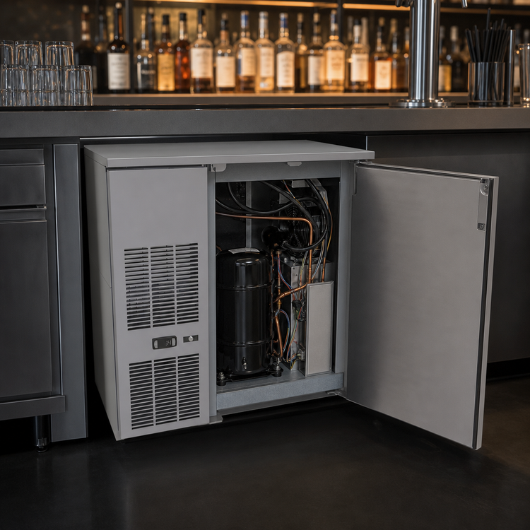 Product image #3 for Glastender F1FB36 36-Inch One-Section One-Zone Front-Serviced Bar Profile Glass Froster