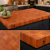 Thumbnail image #3 for Boos Block End Grain American Cherry Island Countertop with Cream and Beeswax Finish, 60 x 27 x 4 Inches