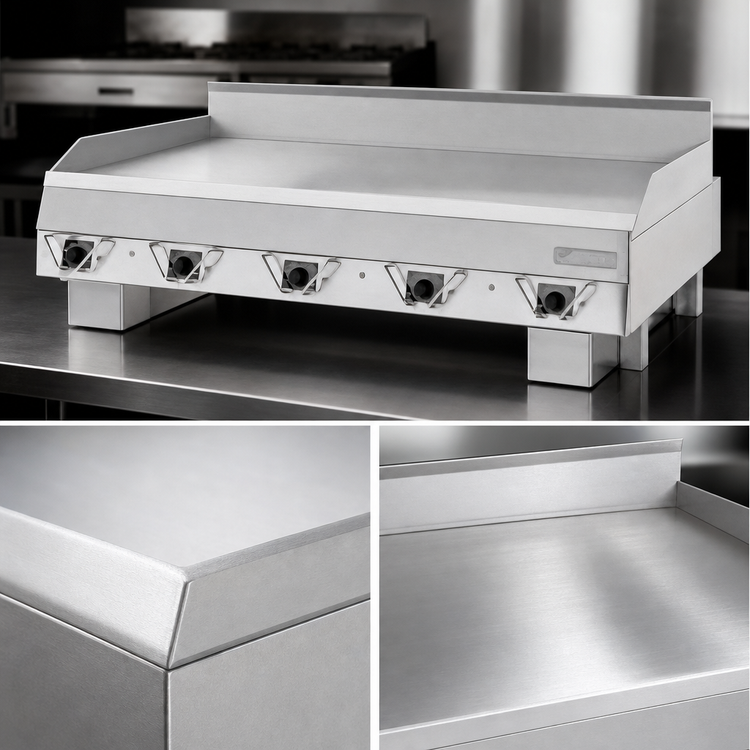 Product image #3 for Garland Master CG-48F 48-Inch Countertop Gas Front Drain Production Griddle