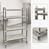 Thumbnail image #3 for Camshelving Elements XTRA 4-Tier High Density Top Rail Mobile Starter Unit with Solid Shelves, 21 x 42 x 80 Inches