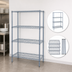 Thumbnail image #3 for Quantum 42 x 24 x 74 Inch Wire Shelving Starter Kit with Gray Epoxy Antimicrobial Finish