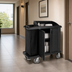 Thumbnail image #3 for Rubbermaid Commercial Xtra Compact Housekeeping Cart with Doors, Vinyl Bag, and Vacuum Holder