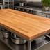 Thumbnail image #3 for John Boos Appalachian Red Oak Blended Edge Grain Island Countertop, 108 x 36 x 1-1/2 Inch, Varnique Finish