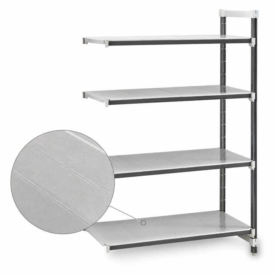 Solid Antimicrobial Shelf Plates