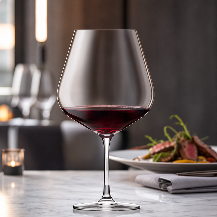 Product image #3 for Lucaris Tokyo Temptation Burgundy Wine Glass, 25 oz., Clear Stemmed Glass
