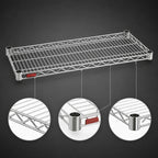 Thumbnail image #3 for Eagle Group QuadTruss 1442S 42-Inch x 14-Inch Stainless Steel Wire Shelf, 800 lb. Capacity Case of 4