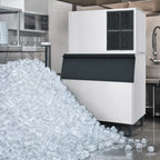 Thumbnail image #3 for Hoshizaki KM-1601SAJ Commercial Crescent Cube Ice Maker, Stackable, Air-Cooled Self-Contained, 1,538 lb/Day, 48 Inch