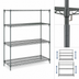 Thumbnail image #4 for Metro Super Adjustable Super Erecta Starter Wire Shelving Unit, 72W x 18D x 63H, 4 Shelves, Green Epoxy-Coated