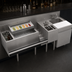 Thumbnail image #3 for Krowne Royal Series 70-Inch Stainless Steel Underbar Workstation with 24-Inch Ice Bin and 18-Inch Dump Sink