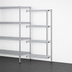 Thumbnail image #3 for Eagle Group 4-Tier Add-On Wire Shelving Unit, 36 x 24 x 74 Inches, Stainless Steel Finish