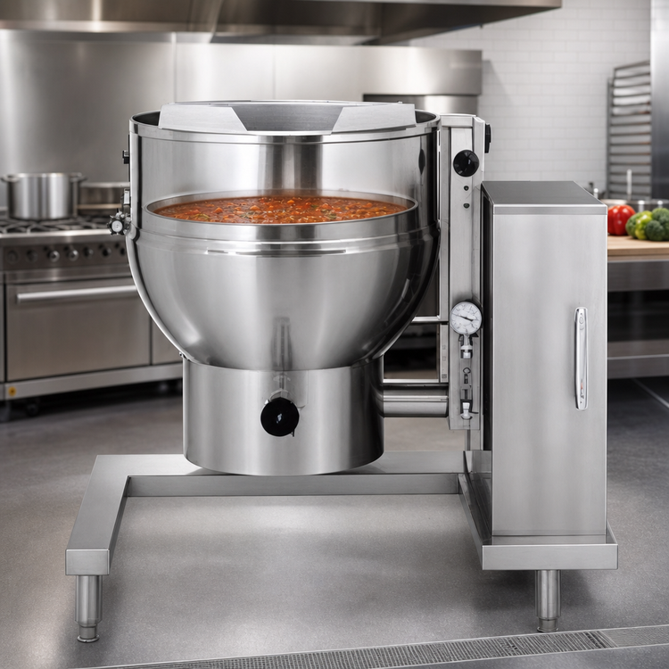 Product image #3 for Groen 20-Gallon Electric 2/3-Jacketed Tilting Kettle