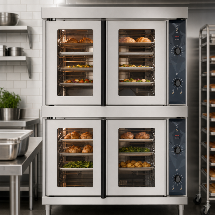 Product image #3 for Wolf WC44ED Double-Deck Full-Size Standard Depth Electric Convection Oven with Solid State Controls