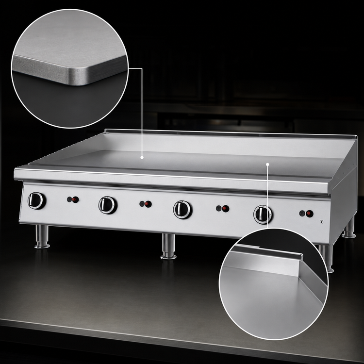 Product image #3 for Garland GTGG48-G48M Heavy-Duty Countertop Gas Griddle, 47-1/4" x 23" Cooking Surface, Manual Hi-Lo Controls