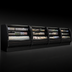 Thumbnail image #3 for Howard-McCray 40E Series 39-Inch Dairy Curved End Open Merchandiser with Self-Contained Refrigeration and LED Lighting - Black