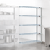 Thumbnail image #3 for EAGLEbrite 4-Tier Add-On Wire Shelving Unit, 60W x 18D x 74H, Zinc Finish