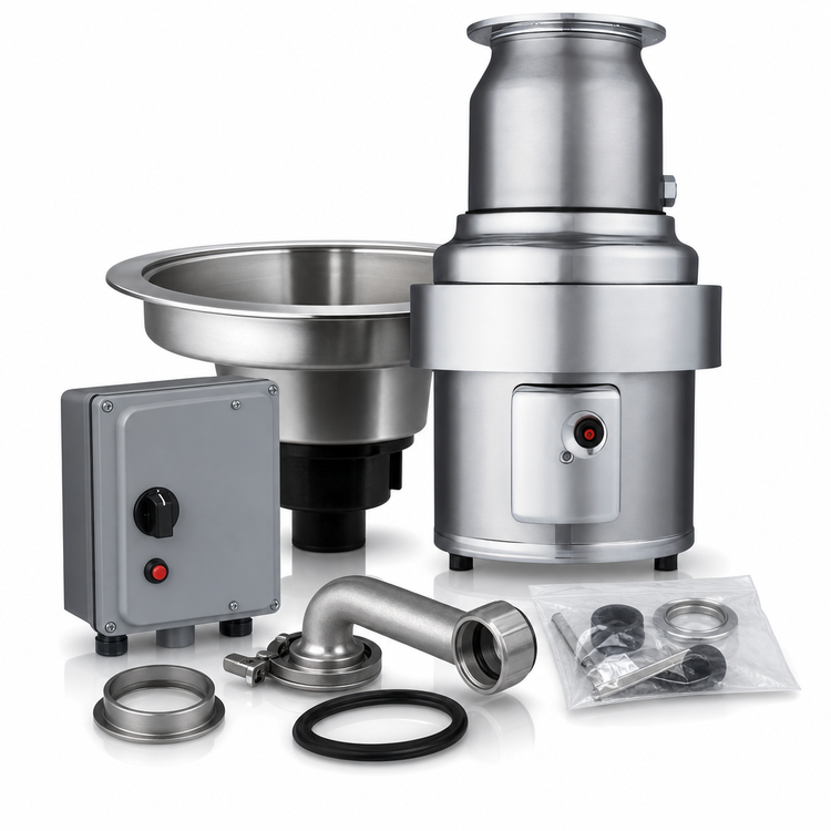 Product image #3 for InSinkErator SS-1000 Complete Commercial Food Waste Disposer Package with 12-Inch Bowl and CC-101 Control Center