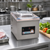 Thumbnail image #3 for Omcan Heavy-Duty Countertop Single-Chamber Vacuum Packaging Machine with 15.4-Inch Seal Bar