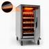 Thumbnail image #3 for Cres Cor Mobile Half-Height Insulated Radiant Heated Holding Cabinet with Top-Mount Heater, 8 Pan Capacity