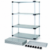 Thumbnail image #3 for Quantum 54 x 24 x 54-Inch Stationary Solid Shelving Starter Kit with 4 Shelves