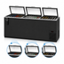 Thumbnail image #3 for Hoshizaki CC80 Three-Section Reach-In Bottle Cooler, 80-Inch Wide, 24.67 Cu. Ft., Side-Mount Self-Contained Refrigeration