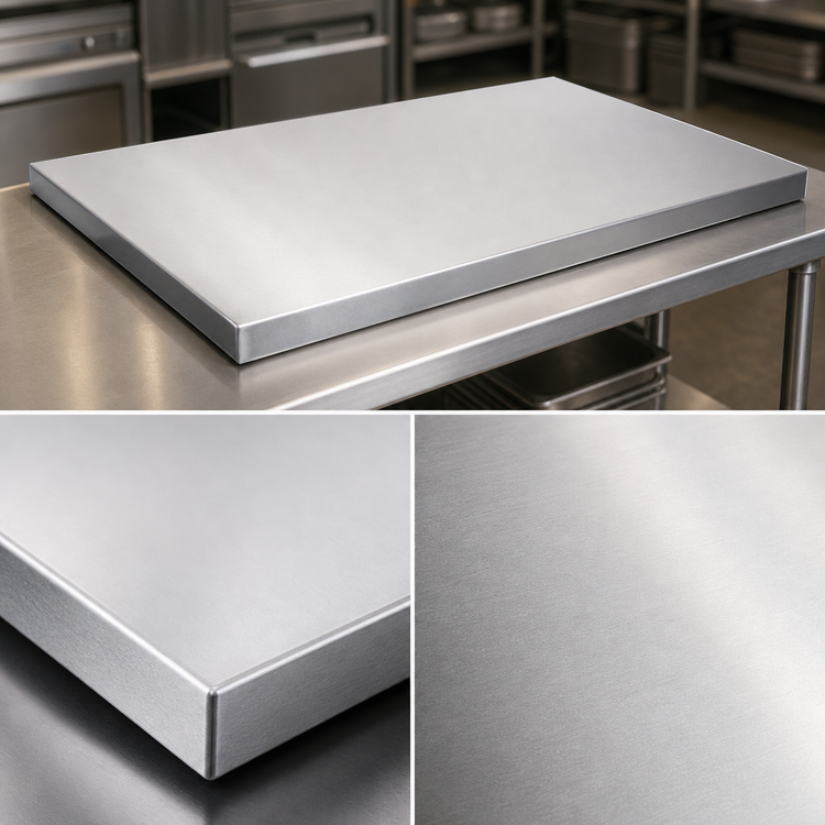 Product image #4 for John Boos 72 x 38-Inch Stainless Steel Countertop with Flat No Backsplash