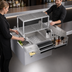 Thumbnail image #4 for Krowne Royal Series 42 Inch Wide Pass-Thru Underbar Ice Bin/Cocktail Station with Right-Side Ice Bin and 10-Circuit Cold Plate