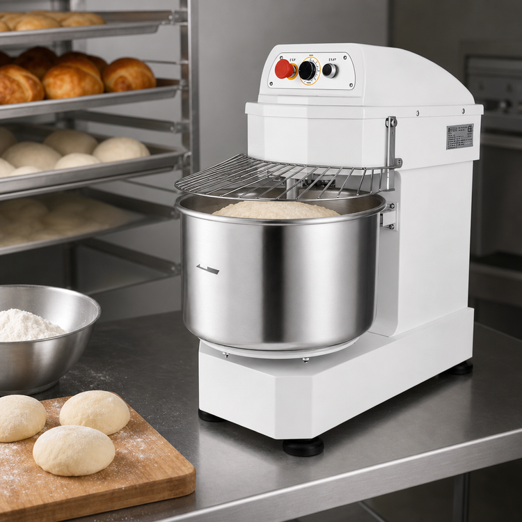 Product image #3 for Eurodib LM30TETL 30 Qt Fixed Bowl Spiral Dough Mixer