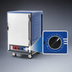 Thumbnail image #3 for Metro C5 Insulation Armour Blue Half-Height Heated Holding & Proofing Cabinet with Moisture Control, Solid Door, Lip Load Slides, 17-Pan Capacity