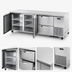 Thumbnail image #3 for True SPEC SERIES 93-1/4-Inch 3-Section Deep Undercounter Refrigerator with 2 Doors and 2 Drawers