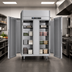 Thumbnail image #3 for Victory UltraSpec Pass-Thru Two-Section Solid Door Freezer, 48.33 Cu. Ft., Stainless Steel, Self-Contained, Top-Mounted