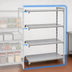 Thumbnail image #4 for Cambro Camshelving Premium 4-Shelf Solid Add-On Polymer Shelving Unit, 60