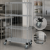 Thumbnail image #3 for Quantum Mobile Enclosure Wire Shelving Cart, 36