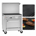 Thumbnail image #3 for Southbend Ultimate 36-Inch Gas Restaurant Range with Charbroiler Top, Cabinet Base, and Hi-Shelf