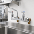 Thumbnail image #3 for T&S Brass Double Wall-Mount Pantry Faucet with 12-Inch Swing Nozzle